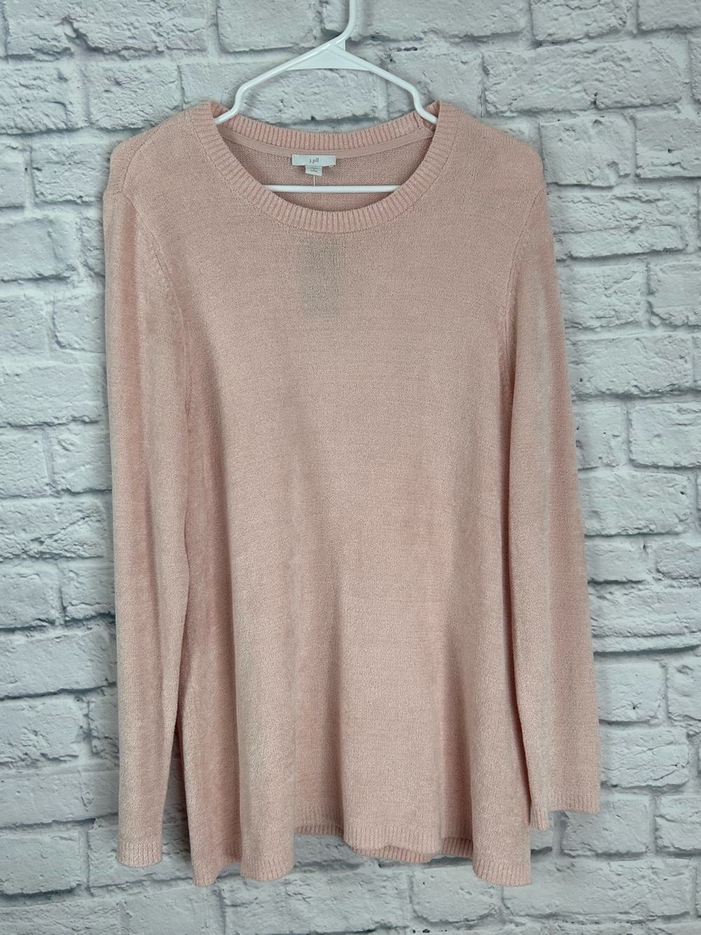 J.Jill Rosewater Pink Tunic Sweater Large Petite LP NWT Lightweight Knit